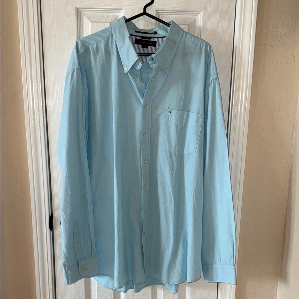 Tommy Hilfiger Light Blue Button Down Shirt